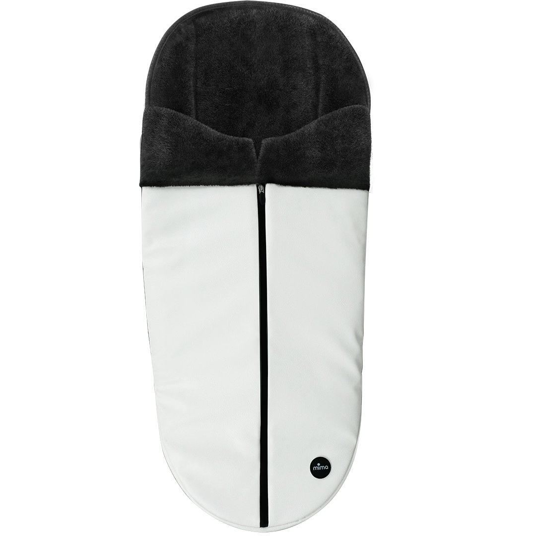 mima Footmuff xari | Stylish Stroller Footmuff for Winter white
