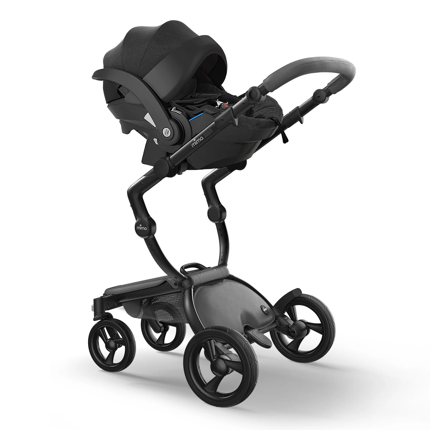 mima iZi Go black with xari chassis