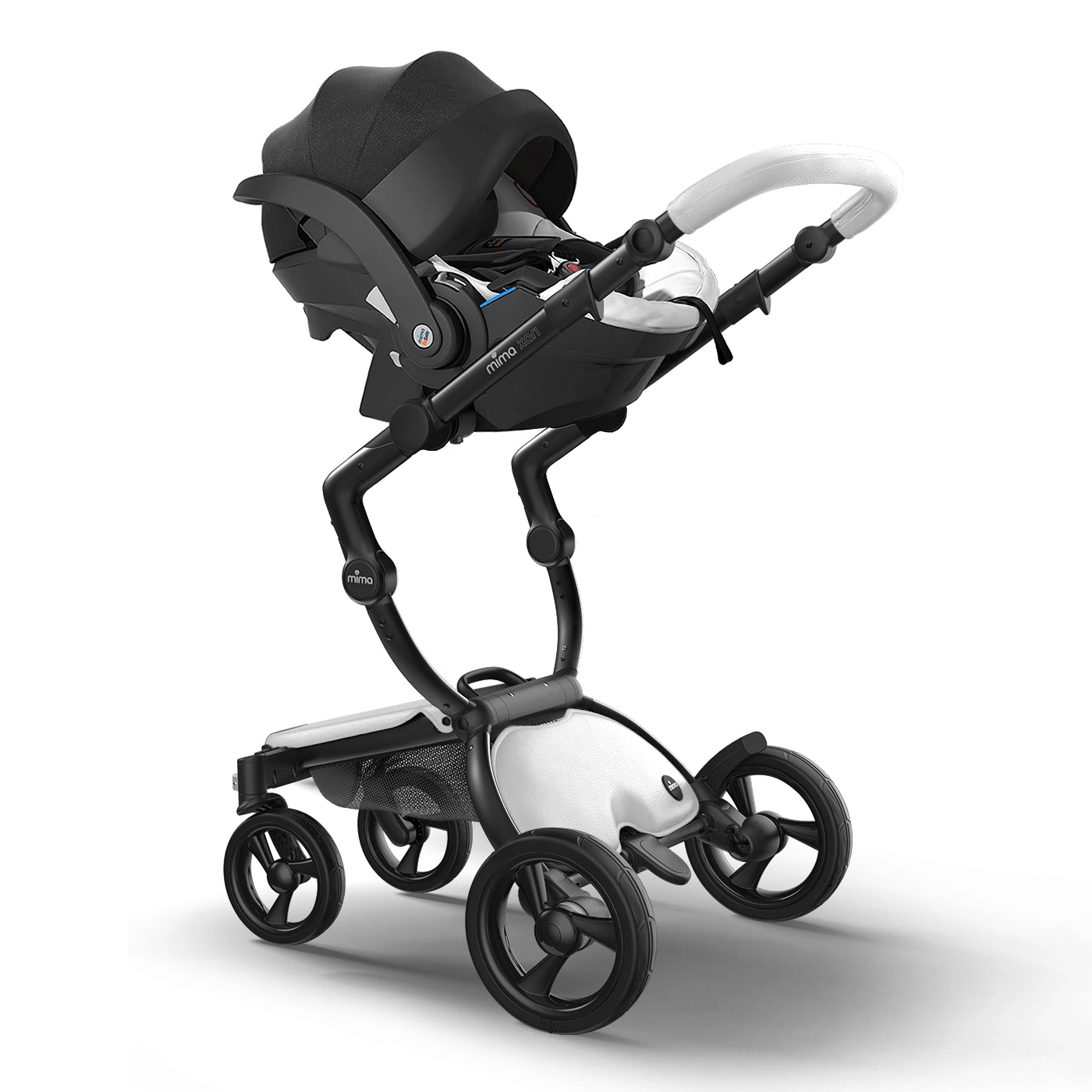 mima iZi Go white with xari chassis